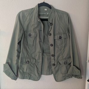 Banana Republic Safari Utility Military Cargo Style Jacket